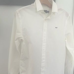 kids Vineyard Vines White Button down shirt.